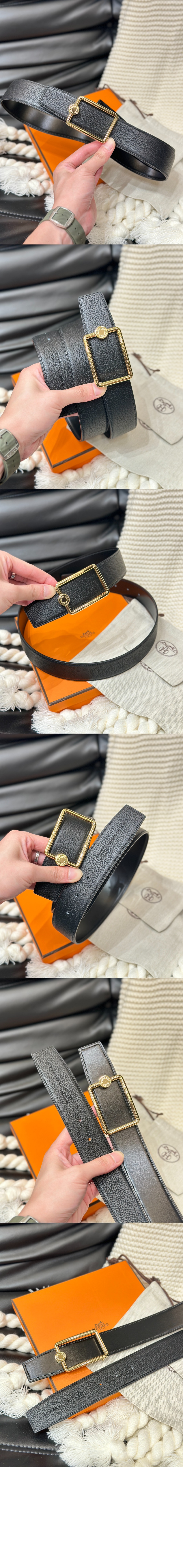 미러급레플리카사이트 | 명품레플리카 전문 쇼핑몰  | 하이퀄 - 버클 양면 가죽 벨트 &gt; 에르메스