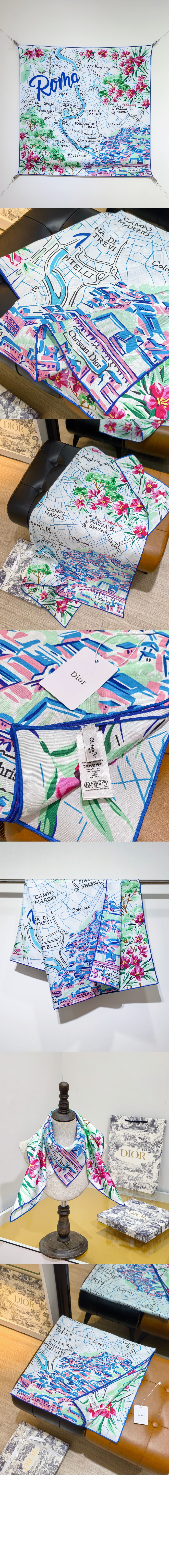 미러급레플리카사이트 | 명품레플리카 전문 쇼핑몰  | 하이퀄 - Souvenir 90 스퀘어 스카프 54RIV &gt; 디올