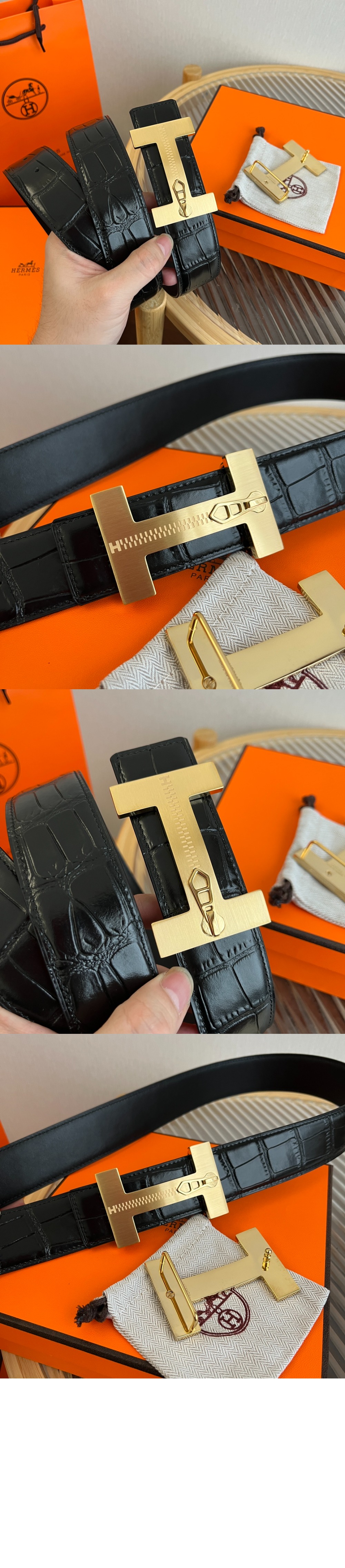 미러급레플리카사이트 | 명품레플리카 전문 쇼핑몰  | 하이퀄 - S Quizz Fer me Tout 벨트 버클 가죽 스트랩 &gt; 에르메스