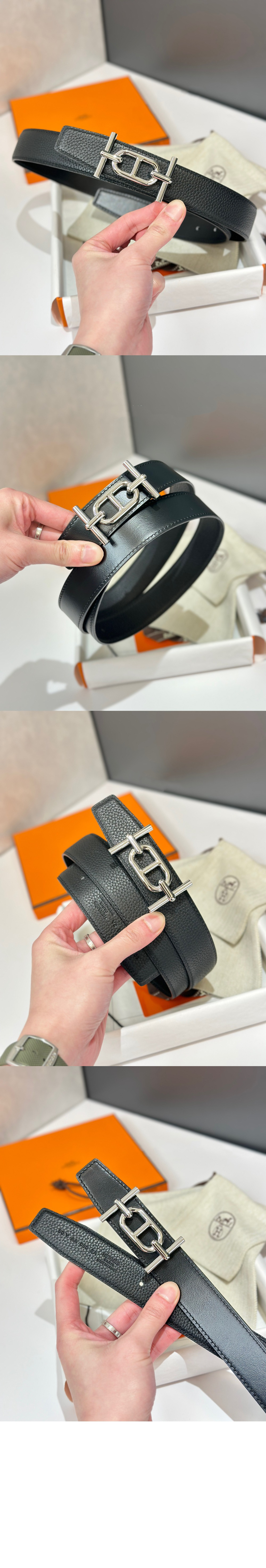 미러급레플리카사이트 | 명품레플리카 전문 쇼핑몰  | 하이퀄 - Ancre 벨트 버클 리버서블 가죽 스트랩 &gt; 에르메스