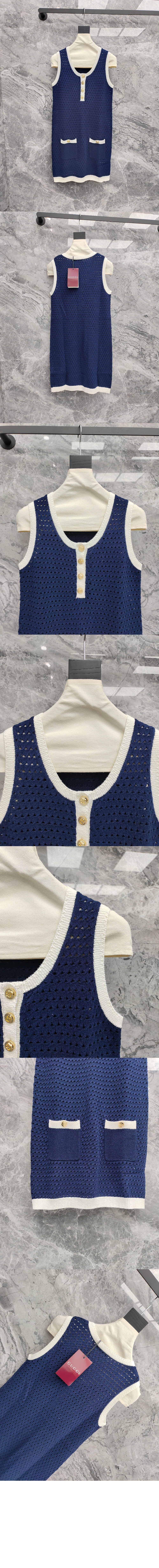 미러급레플리카사이트 | 명품레플리카 전문 쇼핑몰  | 하이퀄 - 파인 코튼 크로셰 드레스 &gt; 구찌