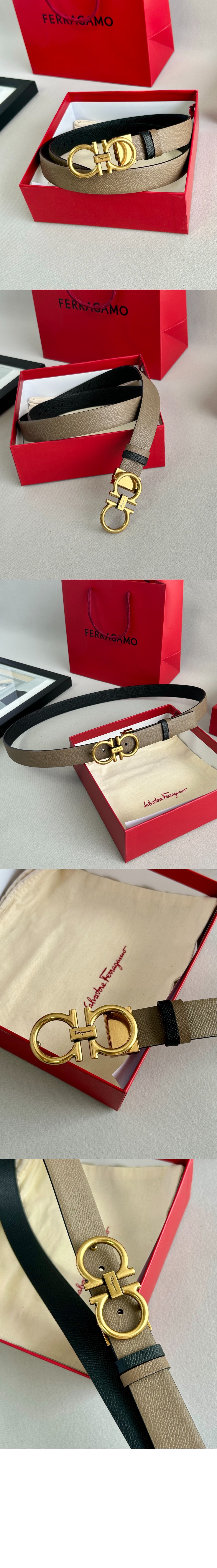 미러급레플리카사이트 | 명품레플리카 전문 쇼핑몰  | 하이퀄 - 간치니 양면 벨트 23A564 &gt; 페레가모