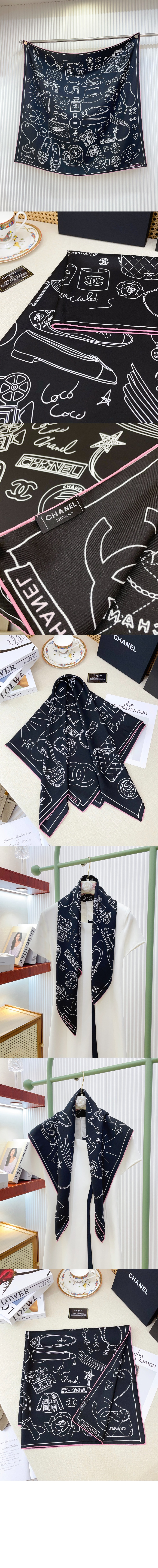미러급레플리카사이트 | 명품레플리카 전문 쇼핑몰  | 하이퀄 - 스퀘어 스카프 AA9820 &gt; 샤넬