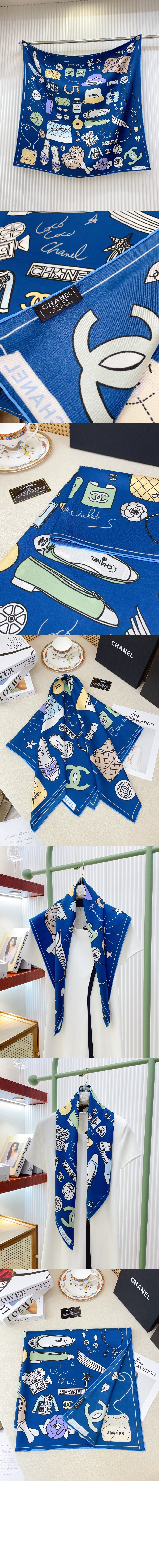 미러급레플리카사이트 | 명품레플리카 전문 쇼핑몰  | 하이퀄 - 스퀘어 스카프 AA9820 &gt; 샤넬