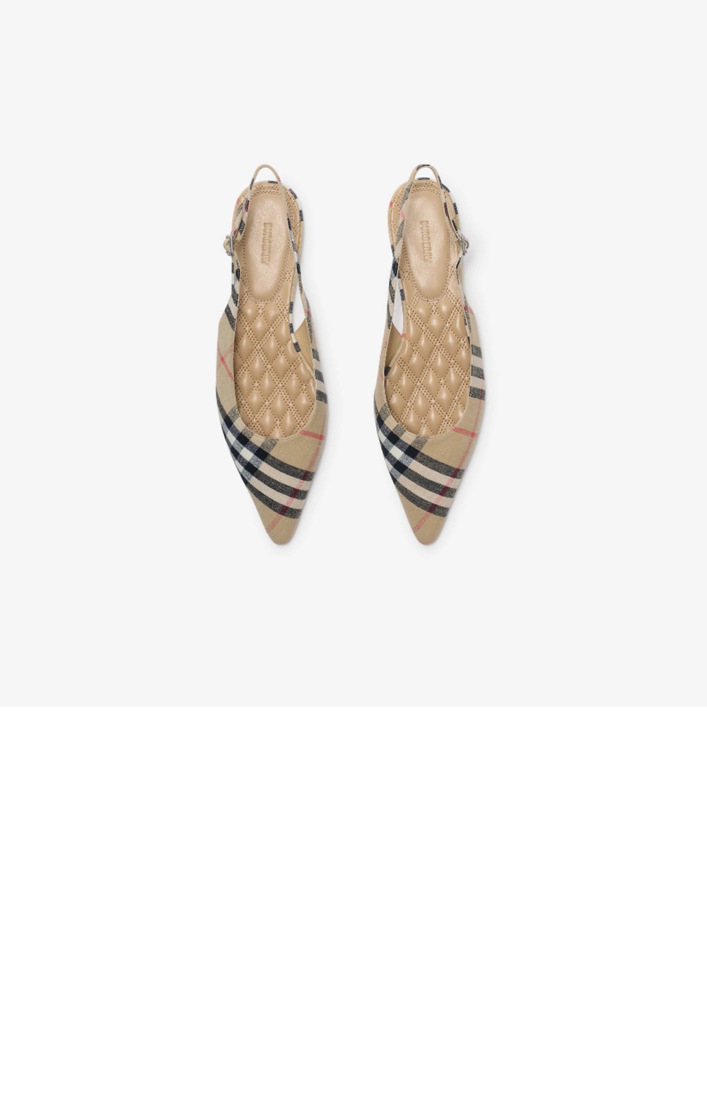 미러급레플리카사이트 | 명품레플리카 전문 쇼핑몰  | 하이퀄 - 체크 데임 슬링백 발레리나 811314 &gt; 버버리