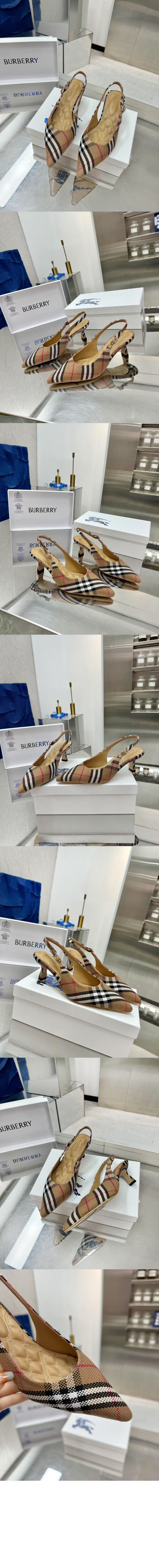 미러급레플리카사이트 | 명품레플리카 전문 쇼핑몰  | 하이퀄 - 체크 데임 슬링백 펌프스 811256 &gt; 버버리