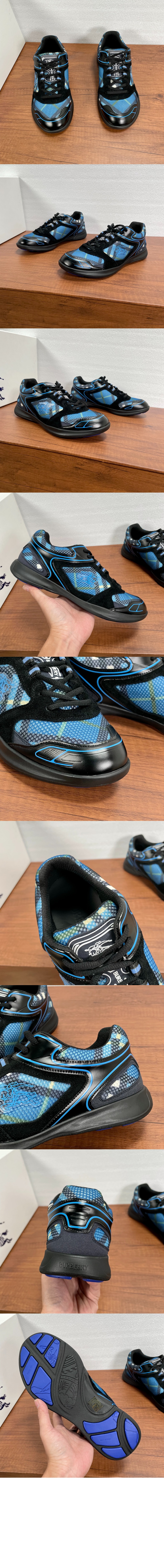 미러급레플리카사이트 | 명품레플리카 전문 쇼핑몰  | 하이퀄 - 체크 매트릭스 스포츠 스니커즈 811182 &gt; 버버리