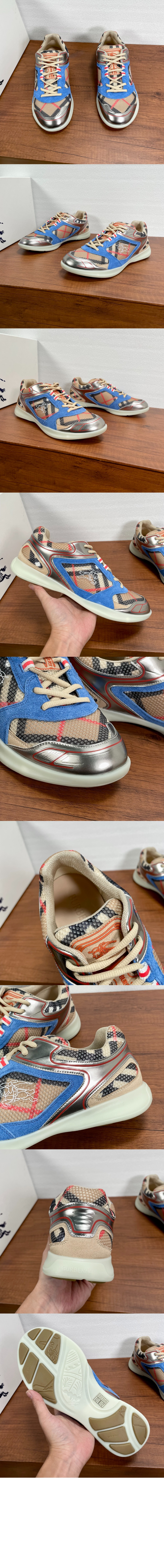 미러급레플리카사이트 | 명품레플리카 전문 쇼핑몰  | 하이퀄 - 체크 매트릭스 스포츠 스니커즈 811185 &gt; 버버리