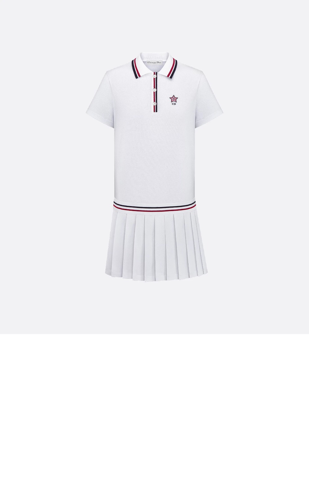 미러급레플리카사이트 | 명품레플리카 전문 쇼핑몰  | 하이퀄 - Vibe 플리츠 쇼트 폴로 드레스 &gt; 디올