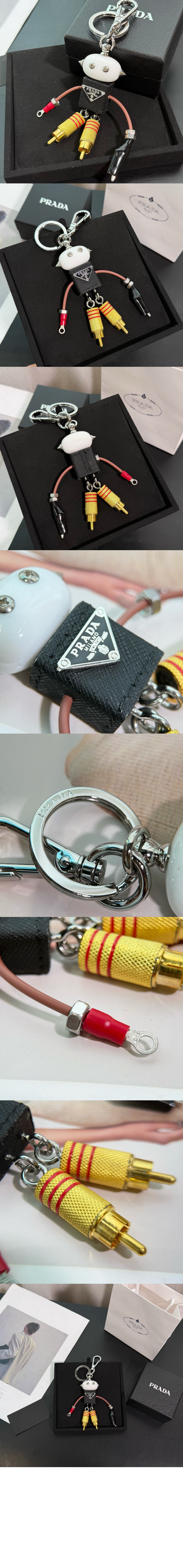 미러급레플리카사이트 | 명품레플리카 전문 쇼핑몰  | 하이퀄 - Robot 사피아노 가죽 백 참 1TR097 &gt; 프라다