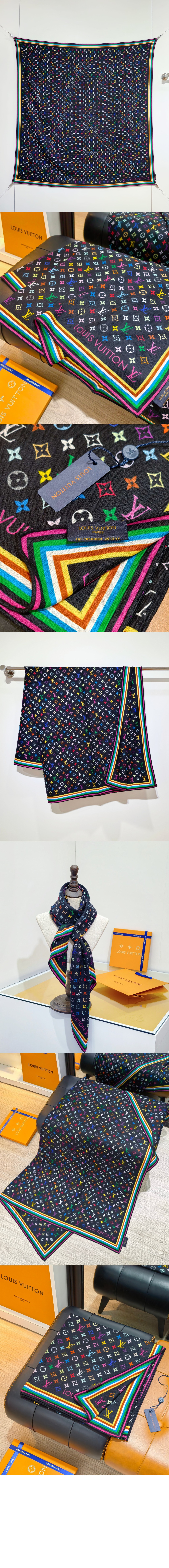 미러급레플리카사이트 | 명품레플리카 전문 쇼핑몰  | 하이퀄 - LV x TM 모노그램 멀티컬러 숄 M96078 &gt; 루이비통