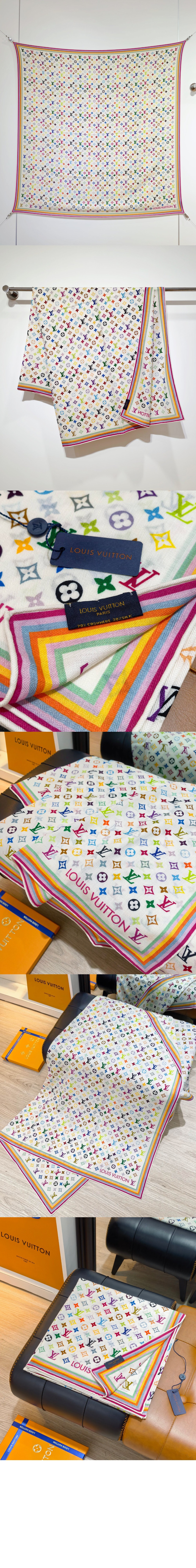 미러급레플리카사이트 | 명품레플리카 전문 쇼핑몰  | 하이퀄 - LV x TM 모노그램 멀티컬러 숄 M94974 &gt; 루이비통