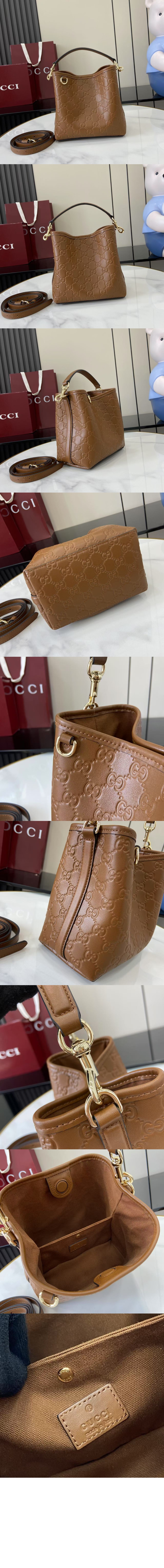 미러급레플리카사이트 | 명품레플리카 전문 쇼핑몰  | 하이퀄 - GG 엠블럼 스몰 버킷백 ‎815118 > 구찌