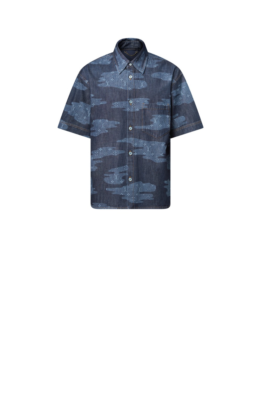미러급레플리카사이트 | 명품레플리카 전문 쇼핑몰  | 하이퀄 - 모노그램 쇼트 슬리브드 샴브레이 셔츠 &gt; 루이비통