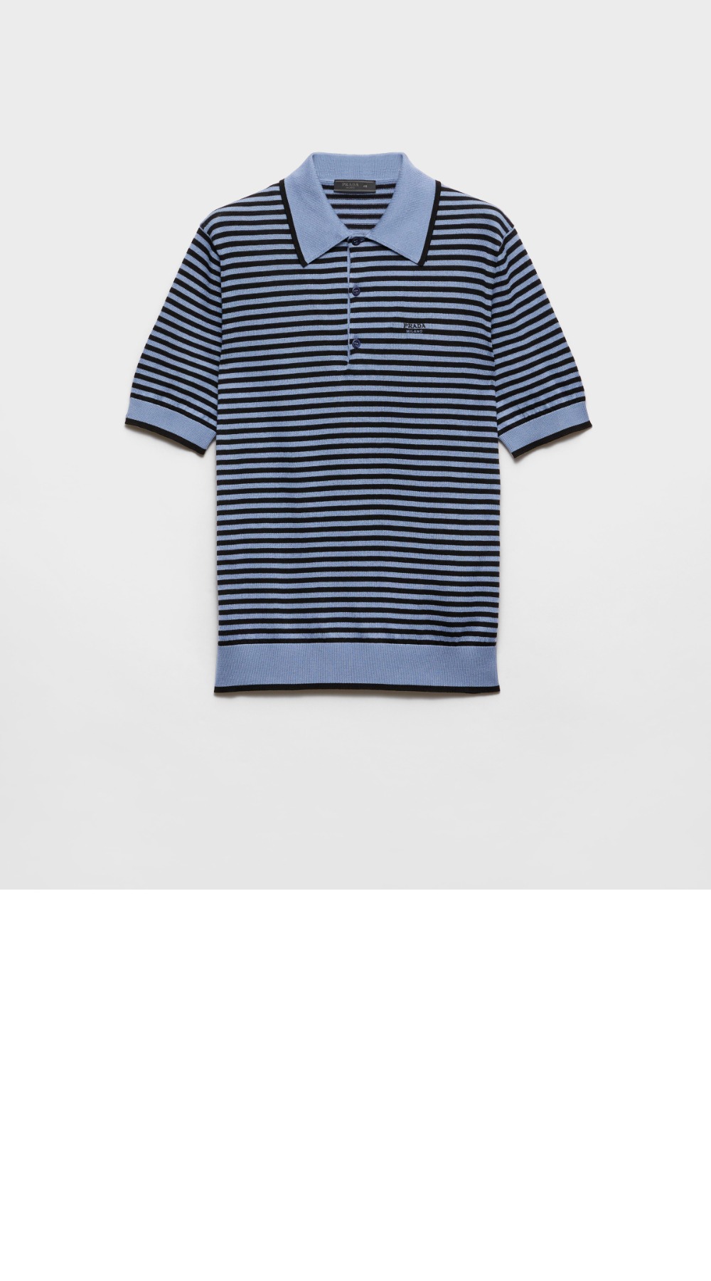 미러급레플리카사이트 | 명품레플리카 전문 쇼핑몰  | 하이퀄 - 스트라이프 코튼 폴로 셔츠 &gt; 프라다