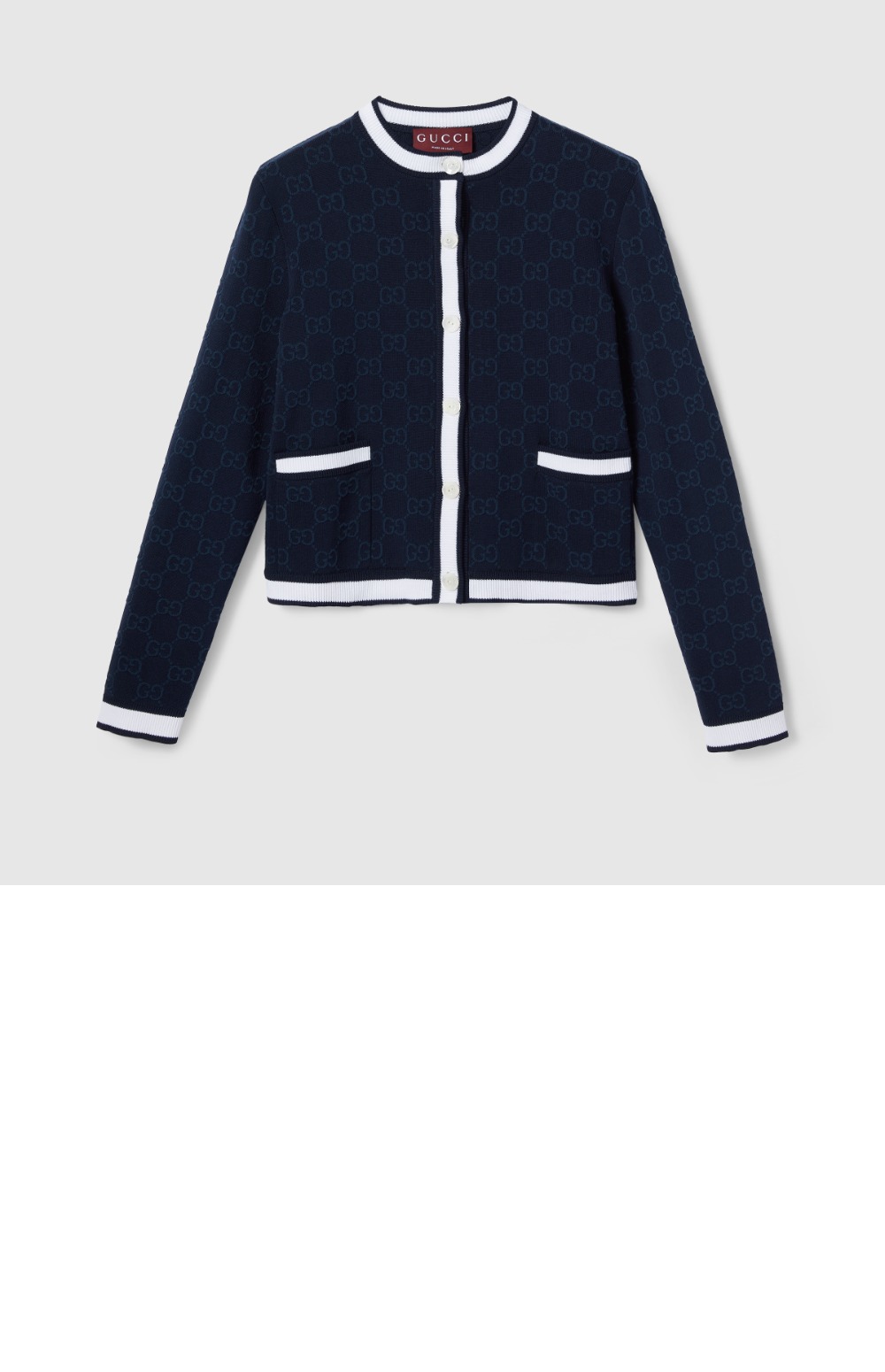 미러급레플리카사이트 | 명품레플리카 전문 쇼핑몰  | 하이퀄 - GG 파인 코튼 자카드 가디건 &gt; 구찌