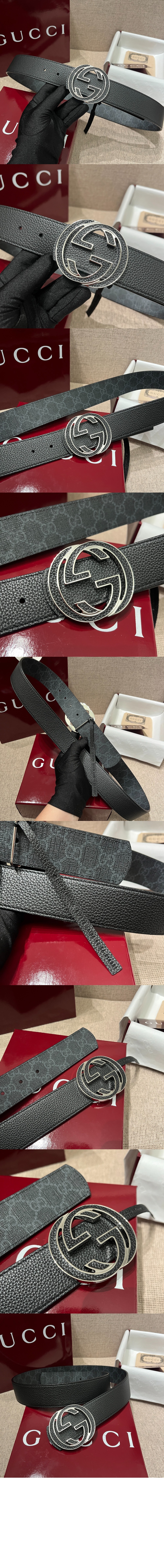 미러급레플리카사이트 | 명품레플리카 전문 쇼핑몰  | 하이퀄 - 인터로킹 G 버클 리버서블 벨트 812273 &gt; 구찌