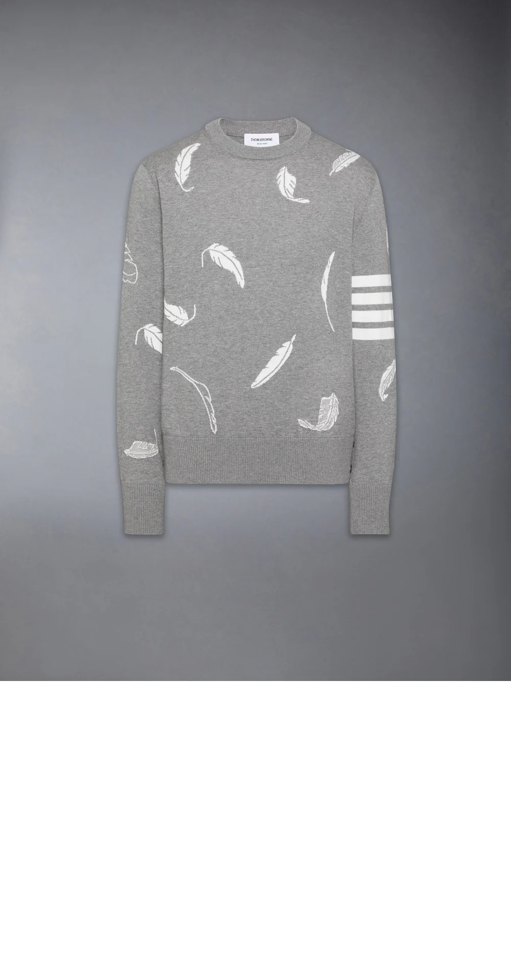 미러급레플리카사이트 | 명품레플리카 전문 쇼핑몰  | 하이퀄 - 페더 인타르시아 릴렉스 핏 크루넥 풀오버 &gt; 톰브라운