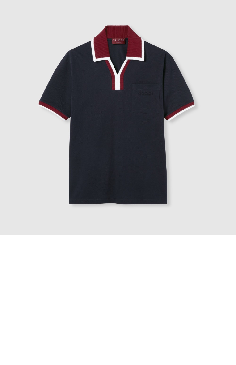 미러급레플리카사이트 | 명품레플리카 전문 쇼핑몰  | 하이퀄 - 코튼 피케 폴로 셔츠 > 구찌