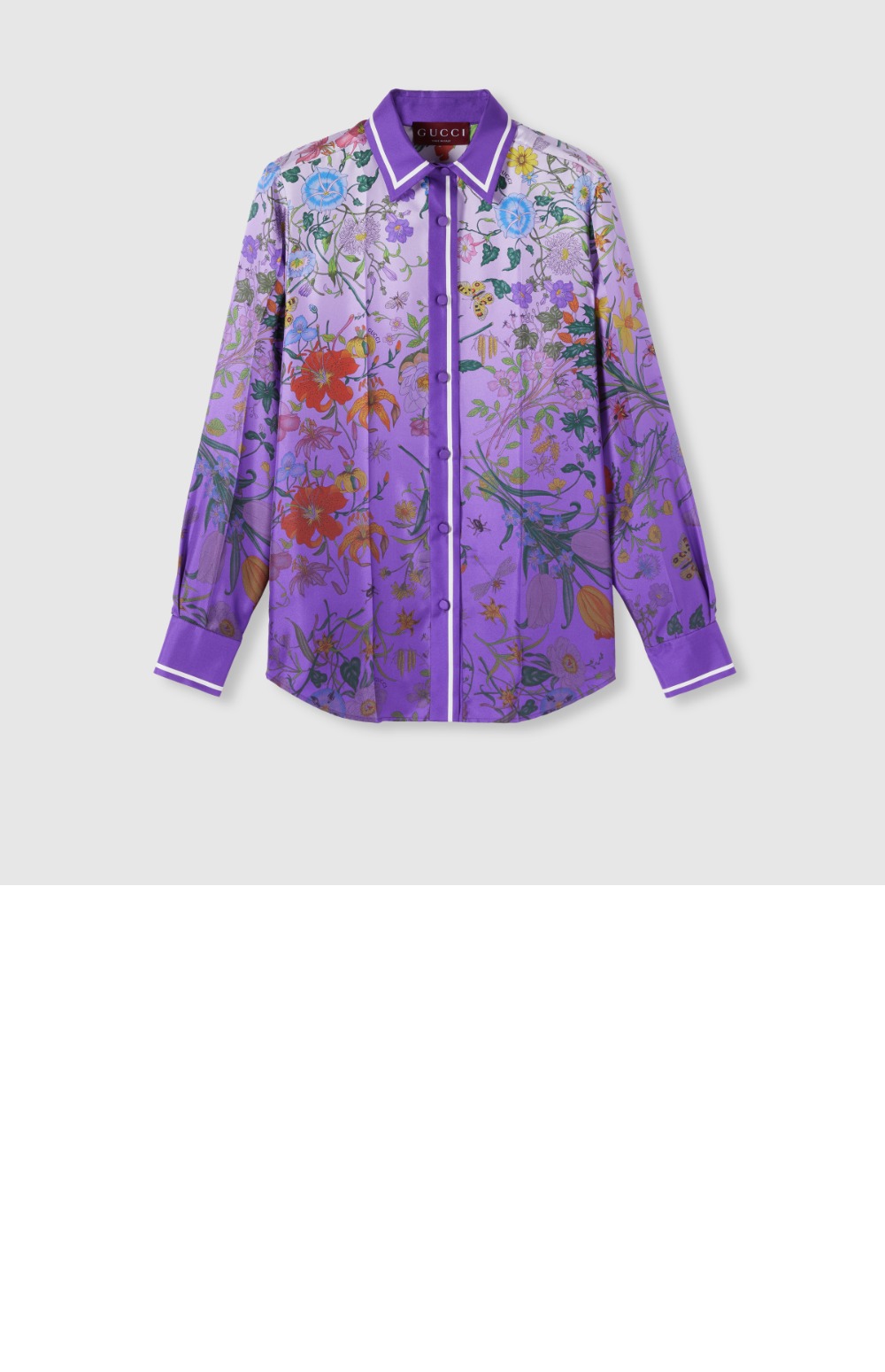 미러급레플리카사이트 | 명품레플리카 전문 쇼핑몰  | 하이퀄 - 프린트 실크 셔츠 &gt; 구찌