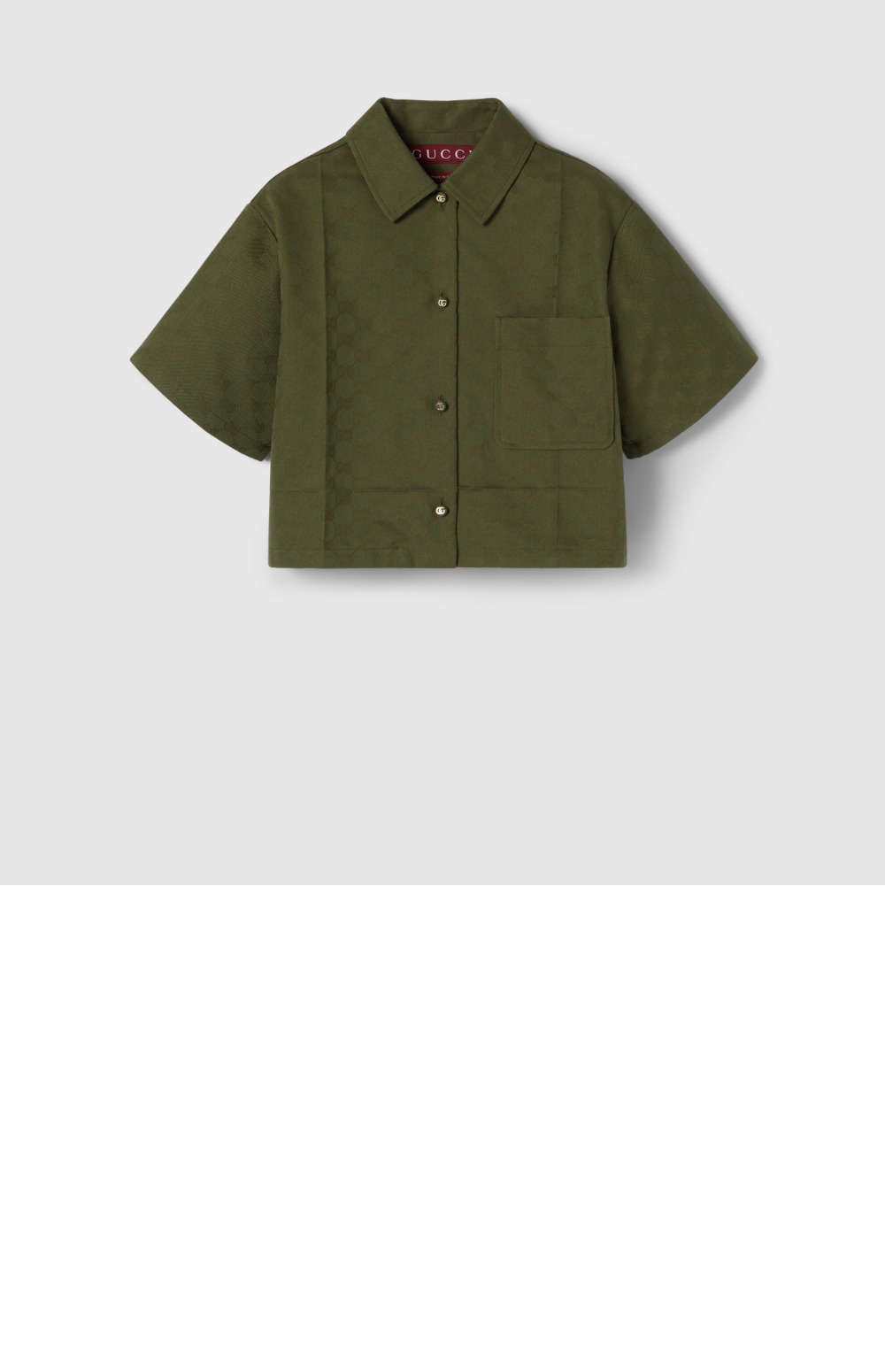 미러급레플리카사이트 | 명품레플리카 전문 쇼핑몰  | 하이퀄 - GG 코튼 개버딘 셔츠 &gt; 구찌