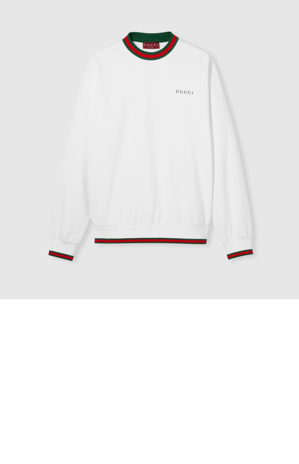 미러급레플리카사이트 | 명품레플리카 전문 쇼핑몰  | 하이퀄 - 웨빙 피케 스웨트셔츠 &gt; 구찌