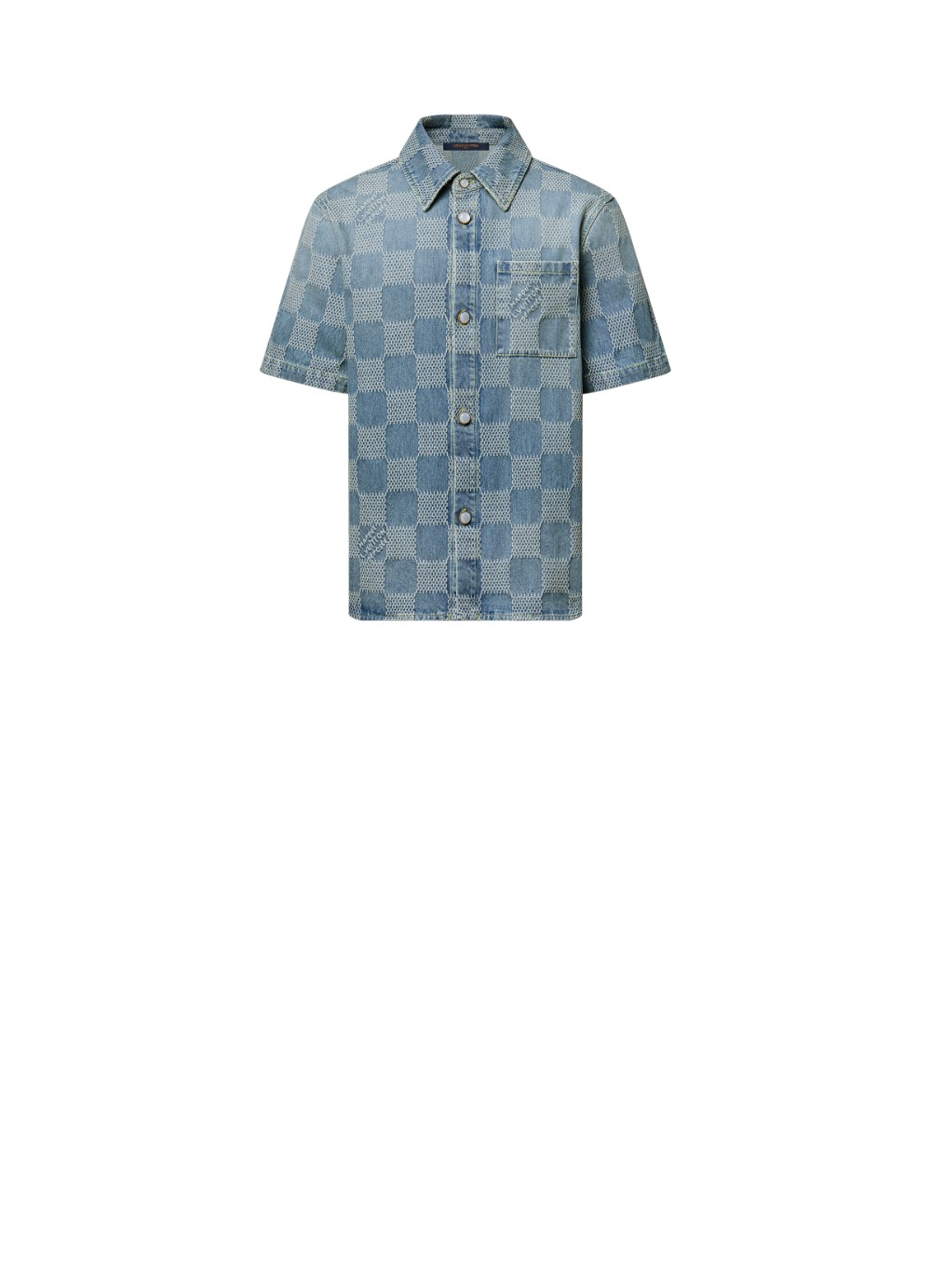 미러급레플리카사이트 | 명품레플리카 전문 쇼핑몰  | 하이퀄 - 다미에 3D 라이트 데님 쇼트 슬리브드 셔츠 &gt; 루이비통