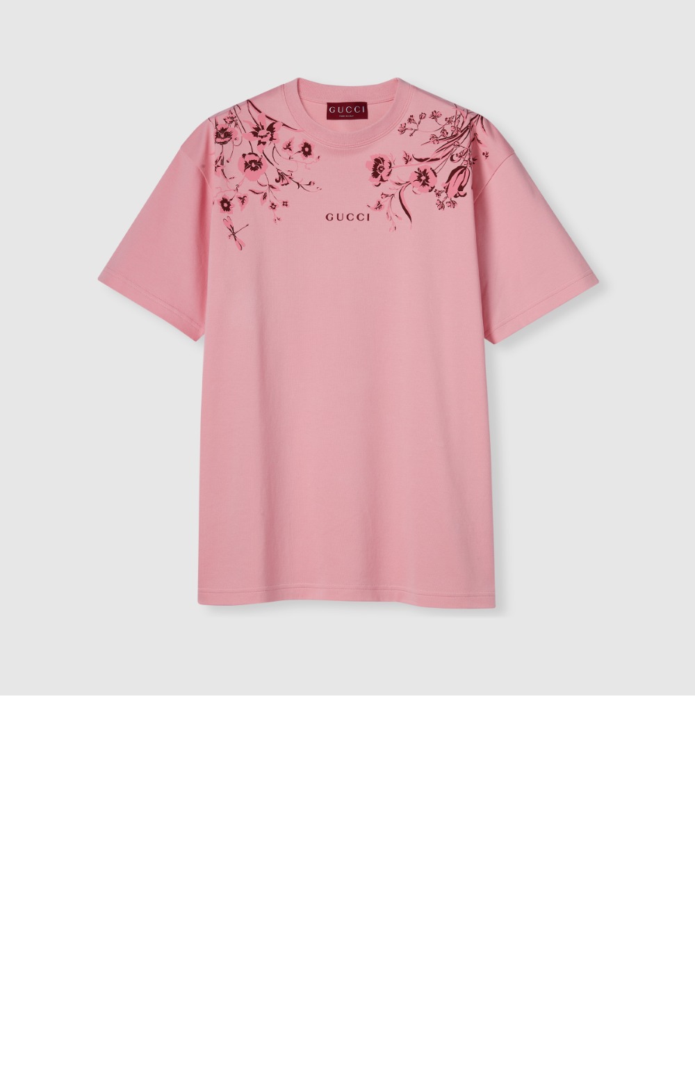 미러급레플리카사이트 | 명품레플리카 전문 쇼핑몰  | 하이퀄 - 부드러운 코튼 저지 프린트 티셔츠 > 구찌