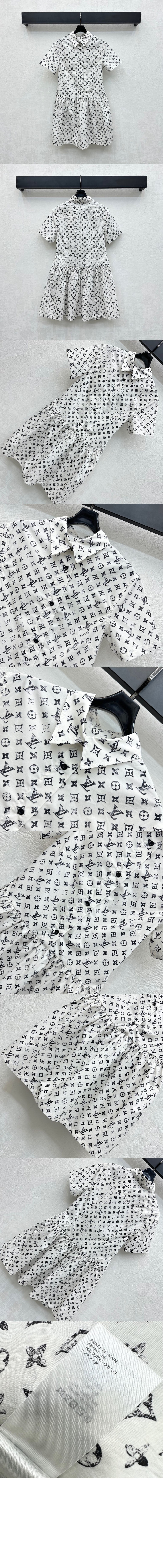 미러급레플리카사이트 | 명품레플리카 전문 쇼핑몰  | 하이퀄 - 모노그램 셔츠 드레스 &gt; 루이비통