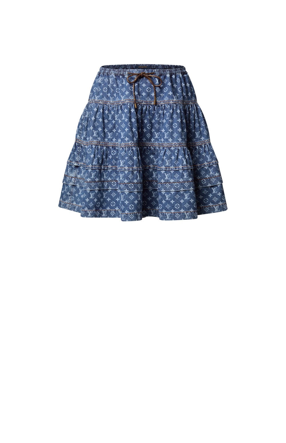 미러급레플리카사이트 | 명품레플리카 전문 쇼핑몰  | 하이퀄 - 모노그램 데님 티어드 스커트 &gt; 루이비통