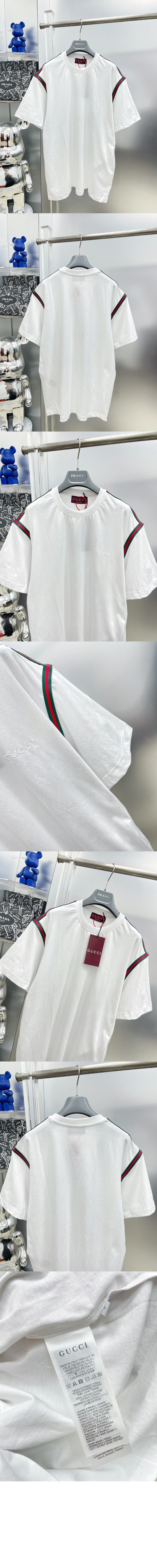 미러급레플리카사이트 | 명품레플리카 전문 쇼핑몰  | 하이퀄 - 웹 코튼 저지 티셔츠 &gt; 구찌