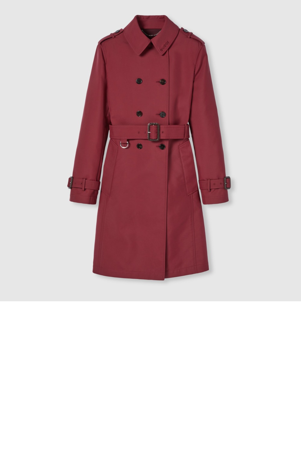 미러급레플리카사이트 | 명품레플리카 전문 쇼핑몰  | 하이퀄 - 더블 개버딘 트렌치 코트 > 구찌