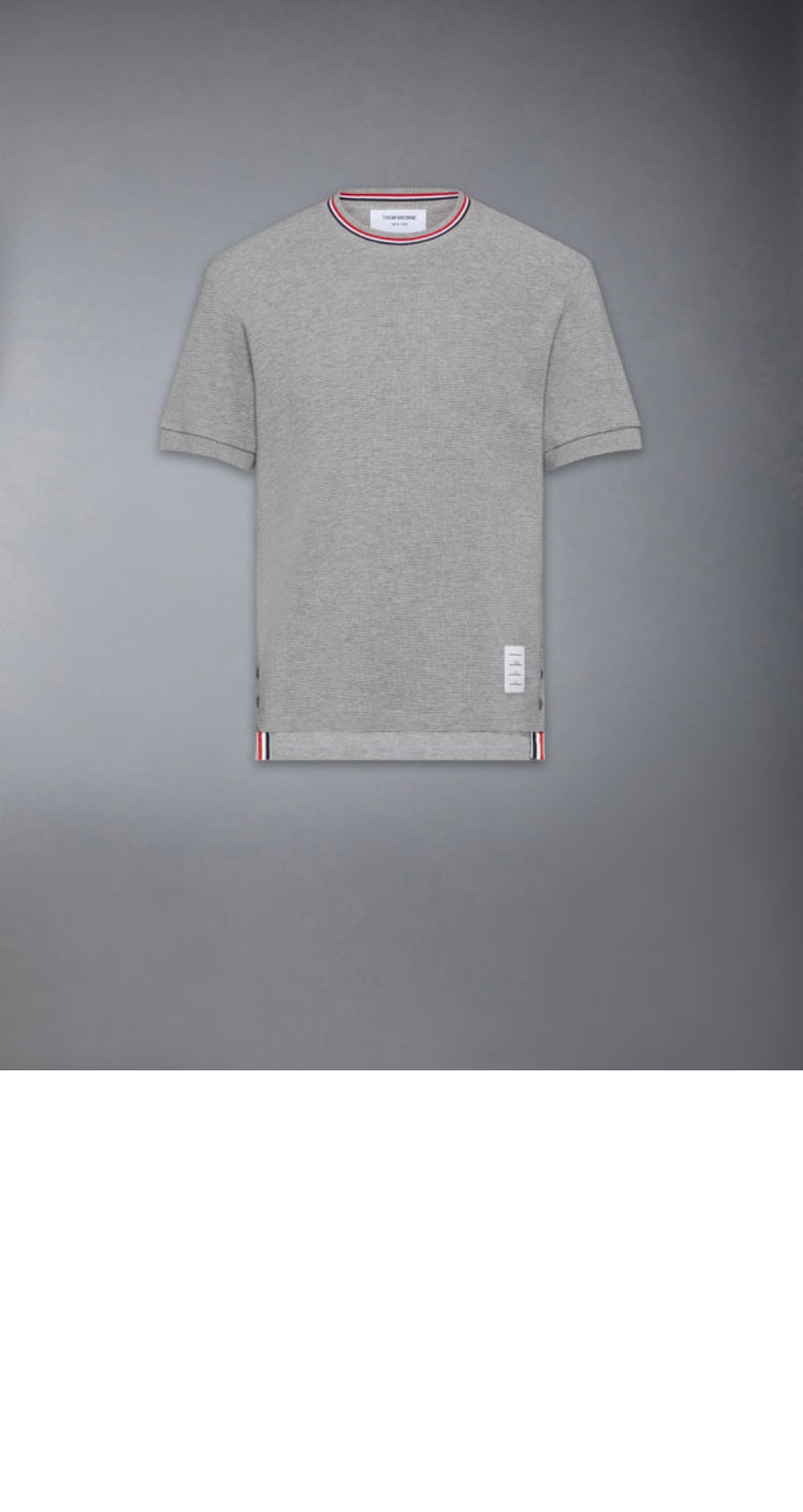 미러급레플리카사이트 | 명품레플리카 전문 쇼핑몰  | 하이퀄 - 코튼 와플 리브 커프 티 &gt; 톰브라운