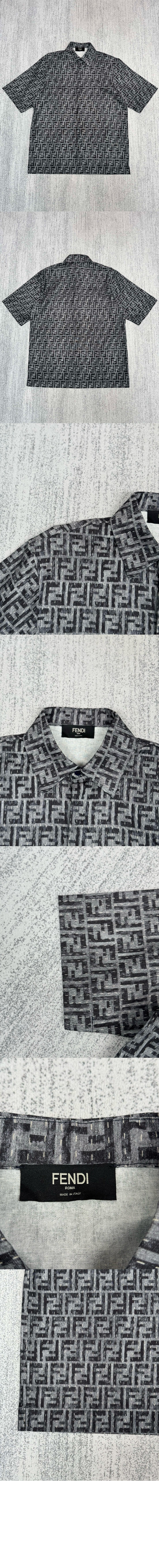 미러급레플리카사이트 | 명품레플리카 전문 쇼핑몰  | 하이퀄 - 탑스티치 블루 FF 데님 셔츠 &gt; 펜디