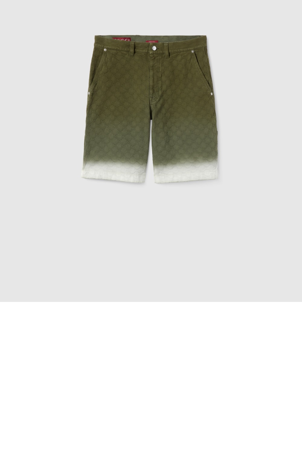 미러급레플리카사이트 | 명품레플리카 전문 쇼핑몰  | 하이퀄 - 표백 GG 코튼 데님 자카드 반바지 &gt; 구찌