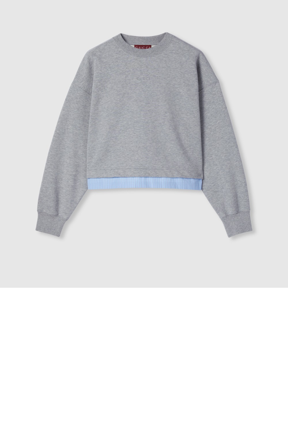 미러급레플리카사이트 | 명품레플리카 전문 쇼핑몰  | 하이퀄 - 자수 코튼 스웨트셔츠 &gt; 구찌