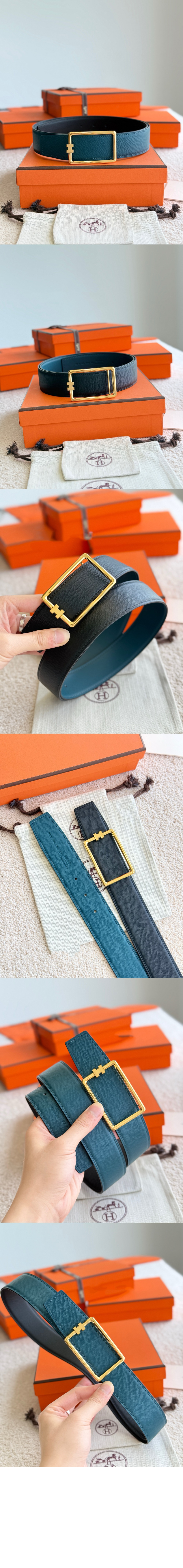 미러급레플리카사이트 | 명품레플리카 전문 쇼핑몰  | 하이퀄 - 튜브 H 버클 양면 가죽 벨트 &gt; 에르메스