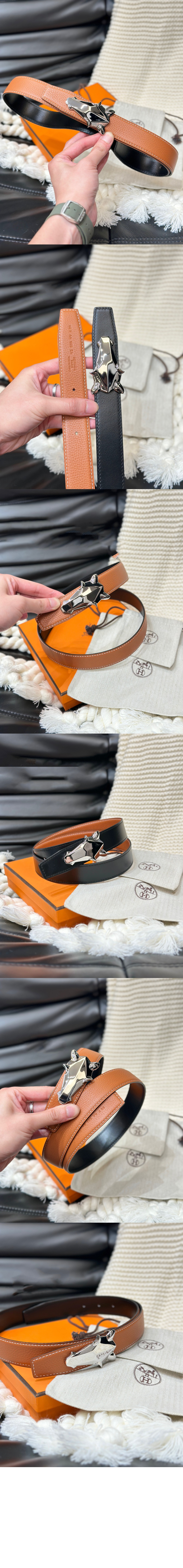 미러급레플리카사이트 | 명품레플리카 전문 쇼핑몰  | 하이퀄 - Destrier 벨트 버클 리버서블 가죽 스트랩 > 에르메스