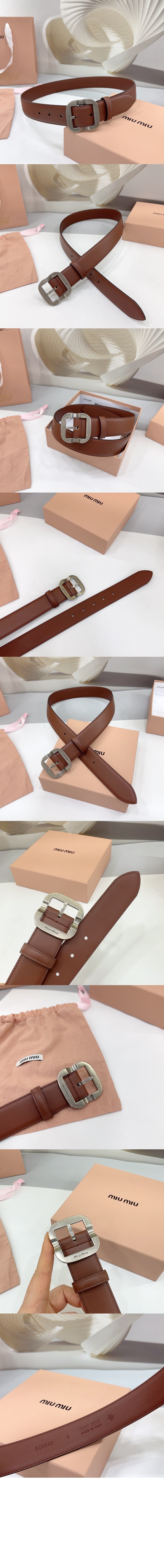 미러급레플리카사이트 | 명품레플리카 전문 쇼핑몰  | 하이퀄 - 가죽 벨트 5CC663 &gt; 미우미우