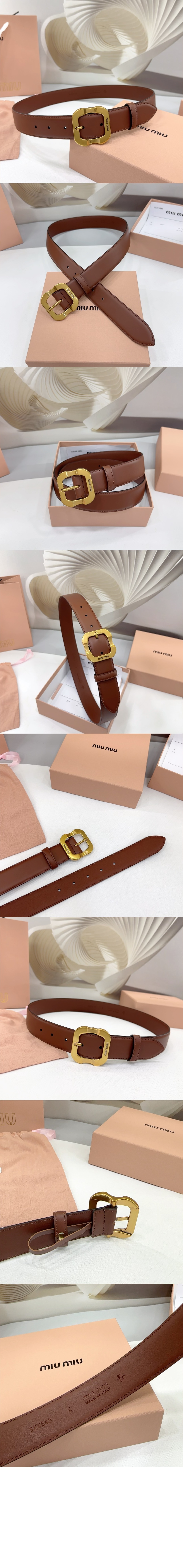미러급레플리카사이트 | 명품레플리카 전문 쇼핑몰  | 하이퀄 - 가죽 벨트 5CC663 &gt; 미우미우
