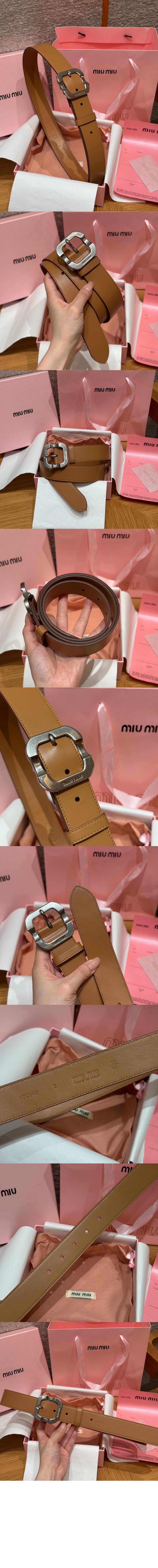 미러급레플리카사이트 | 명품레플리카 전문 쇼핑몰  | 하이퀄 - 가죽 벨트 5CC663 &gt; 미우미우