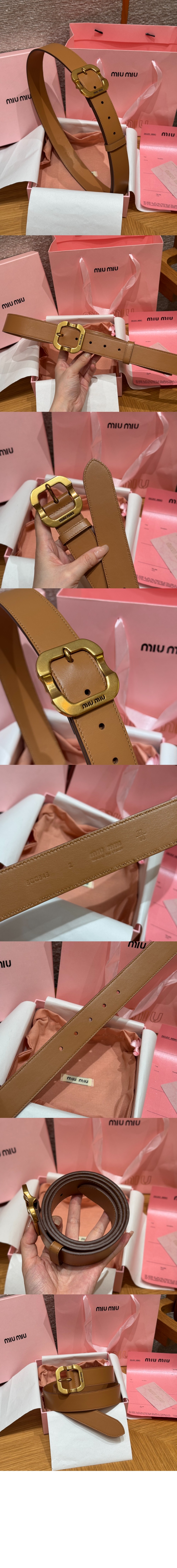 미러급레플리카사이트 | 명품레플리카 전문 쇼핑몰  | 하이퀄 - 가죽 벨트 5CC663 &gt; 미우미우