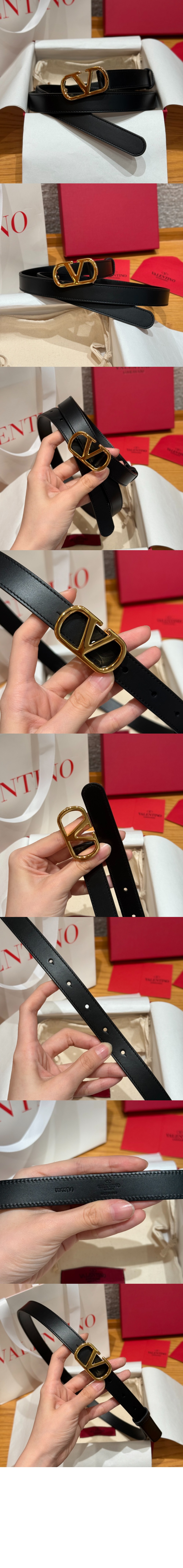 미러급레플리카사이트 | 명품레플리카 전문 쇼핑몰  | 하이퀄 - 반짝이는 송아지 가죽의 브이로고 시그니처 벨트 &gt; 발렌티노