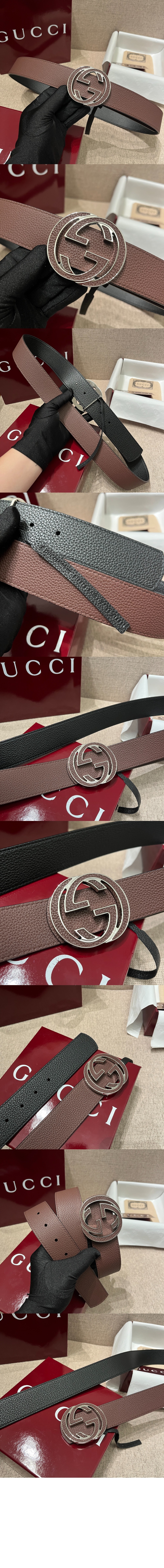 미러급레플리카사이트 | 명품레플리카 전문 쇼핑몰  | 하이퀄 - 인터로킹 G 버클 리버서블 벨트 812273 &gt; 구찌