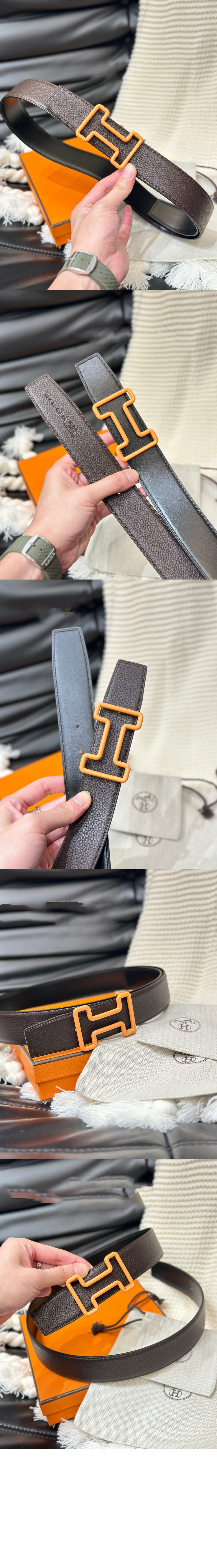 미러급레플리카사이트 | 명품레플리카 전문 쇼핑몰  | 하이퀄 - Tonight Color 벨트 버클 리버서블 가죽 스트랩 &gt; 에르메스