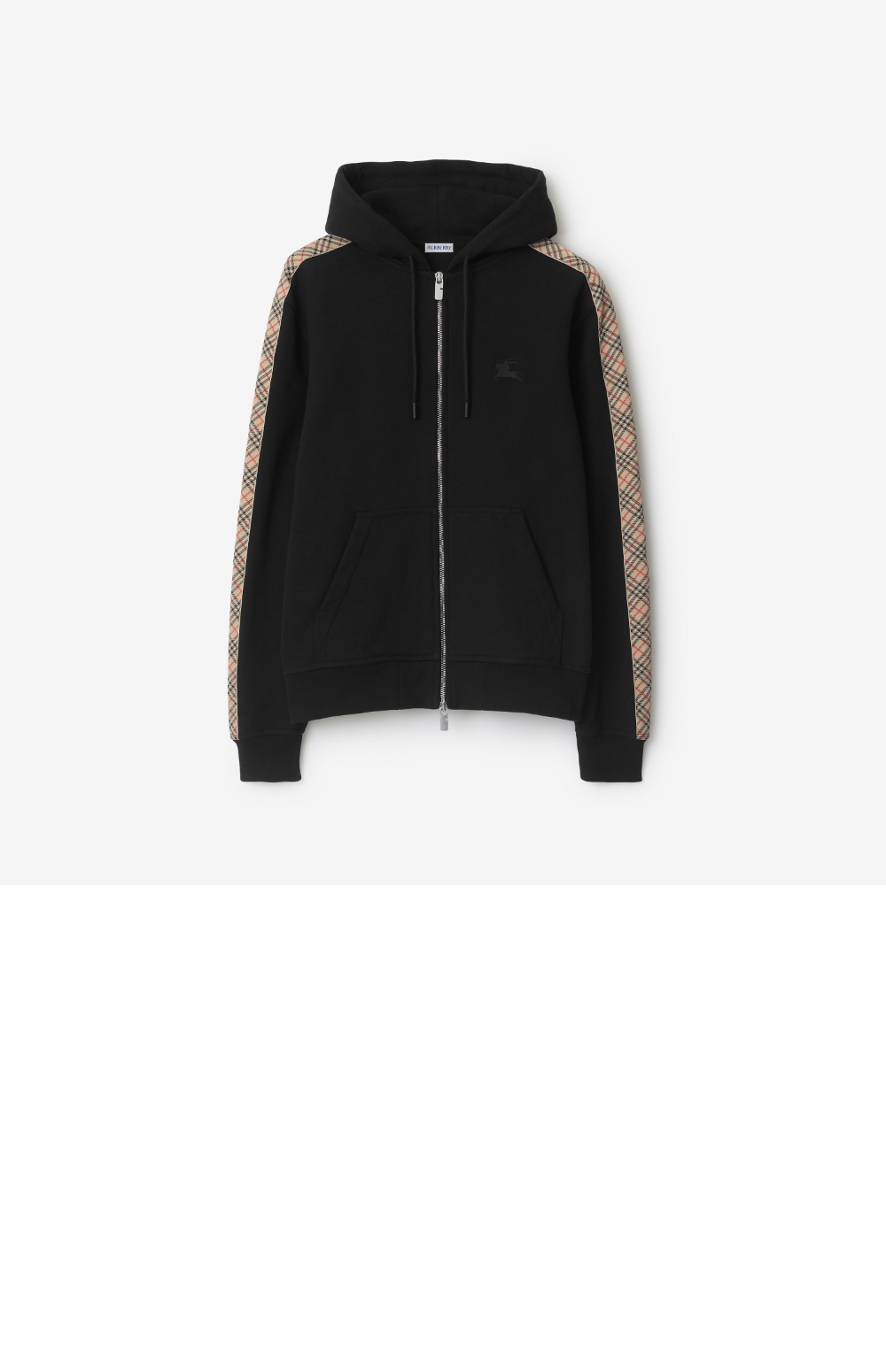 미러급레플리카사이트 | 명품레플리카 전문 쇼핑몰  | 하이퀄 - 체크 트리밍 코튼 지퍼 후디 &gt; 버버리