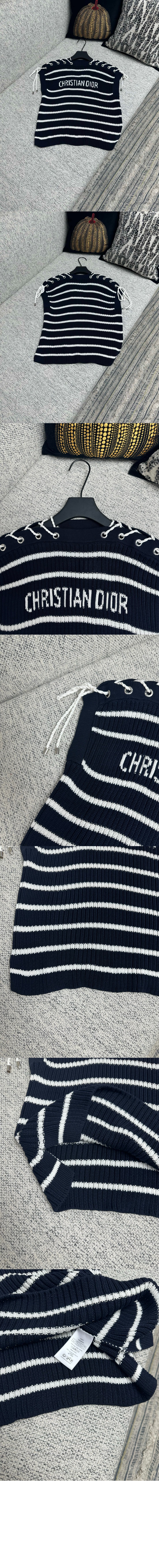 미러급레플리카사이트 | 명품레플리카 전문 쇼핑몰  | 하이퀄 - Dioriviera 레이스업 캡 슬리브 스웨터 &gt; 디올