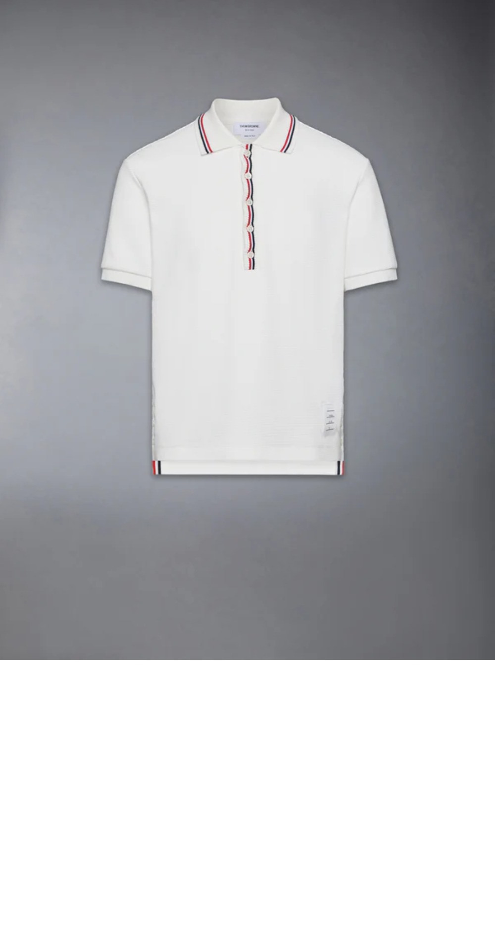 미러급레플리카사이트 | 명품레플리카 전문 쇼핑몰  | 하이퀄 - 코튼 와플 리브 커프 폴로 &gt; 톰브라운