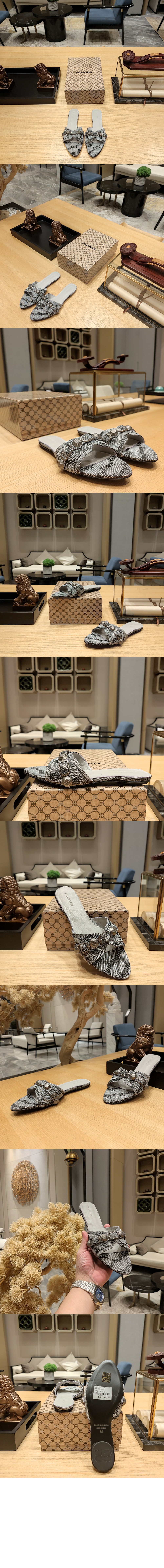 미러급레플리카사이트 | 명품레플리카 전문 쇼핑몰  | 하이퀄 - 로고패턴 자카드 샌들 브라운 707368 > 발렌시아가