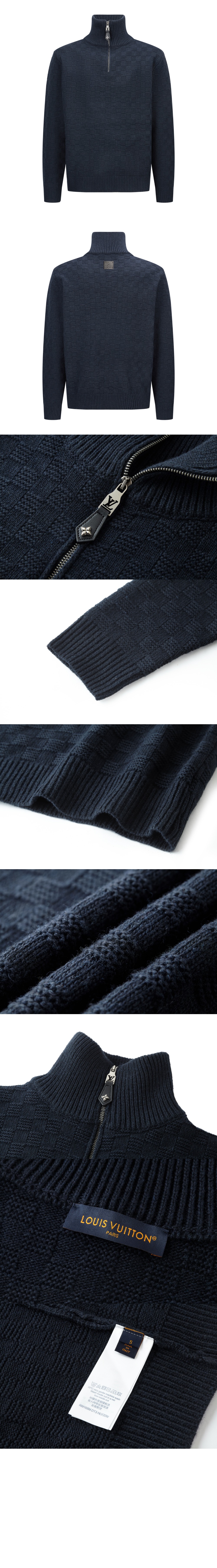 미러급레플리카사이트 | 명품레플리카 전문 쇼핑몰  | 하이퀄 - 캐시미어 울 블렌드 하프 집 풀오버 &gt; 루이비통